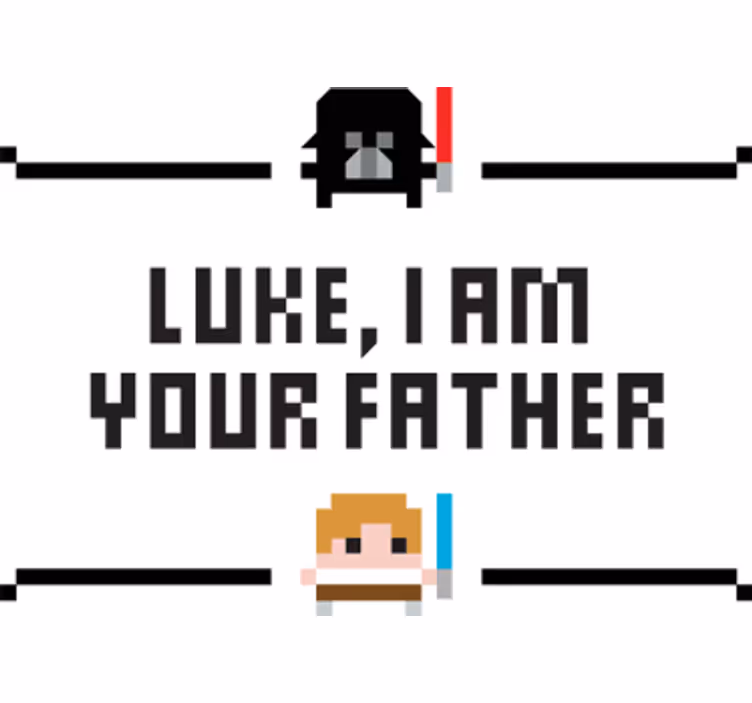 Tv series blind luke i am your father - TenStickers