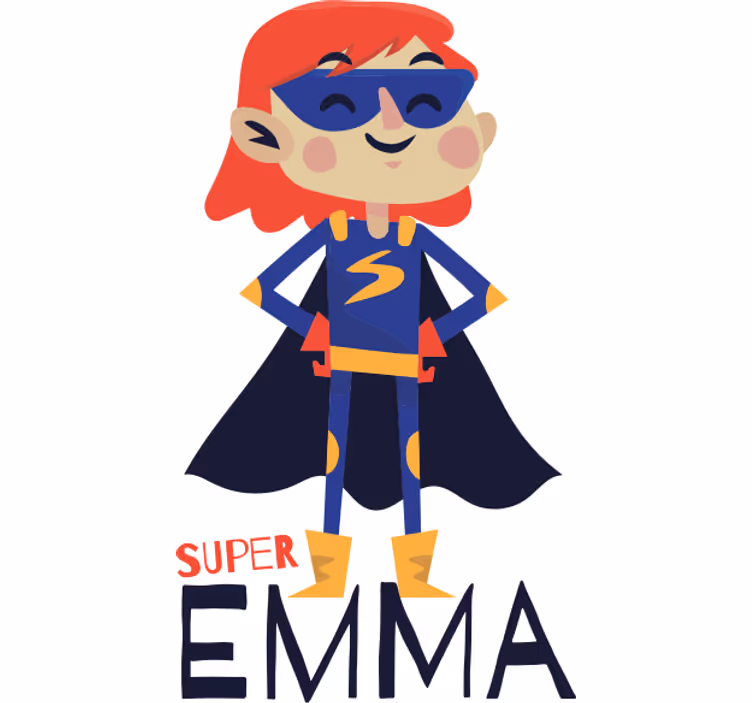 Super hero blind custom superheroine design - TenStickers