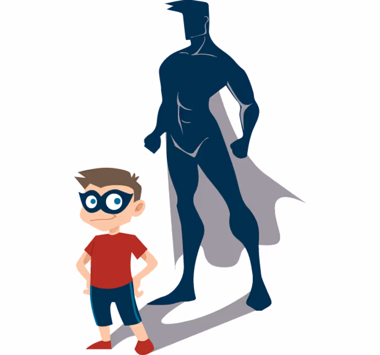 Super hero blind for kids - TenStickers