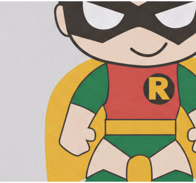 Super hero blind robin on board - TenStickers