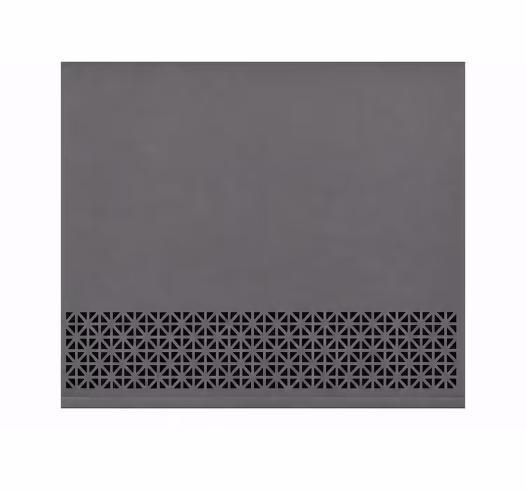 Blind grey stripe border pattern - TenStickers