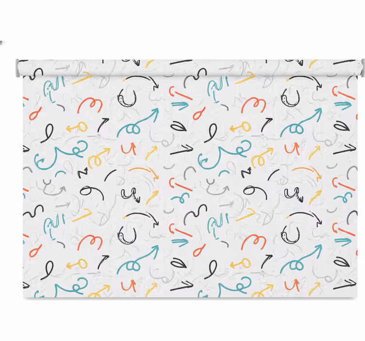 Teenage blind funny colorful arrow - TenStickers