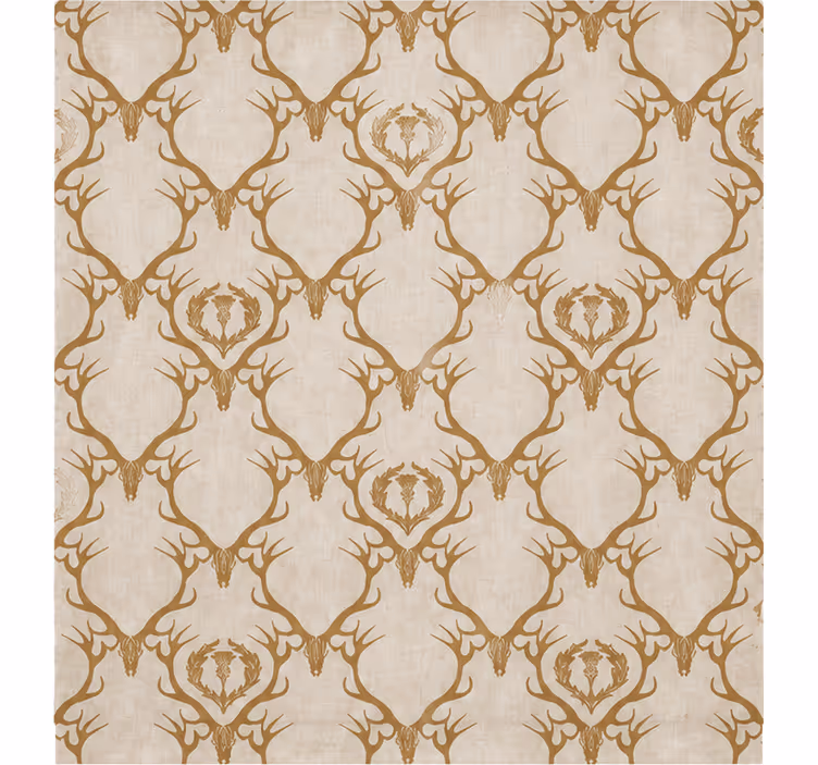 Blind master bedroom with luxurious deer pattern - TenStickers