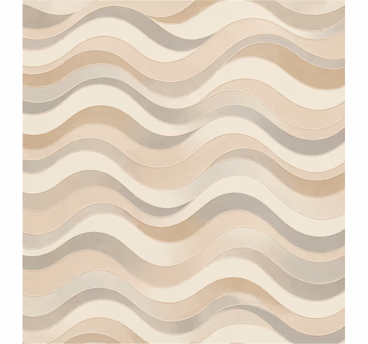 Blind master bedroom width 165 simple wavy curls - TenStickers