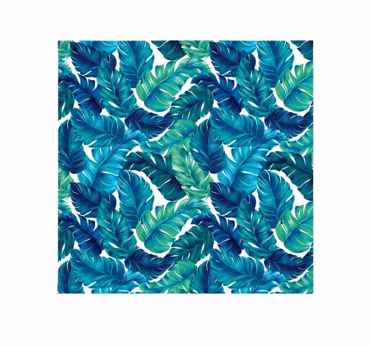 Blind master bedroom width 210 tropical leaf design - TenStickers