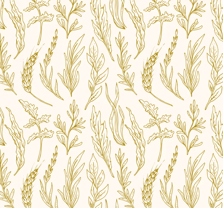 Golden wheat Elegant blind - TenStickers