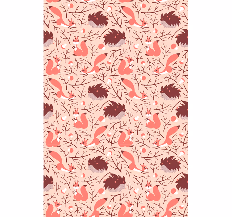 Fauna Pattern Motif animal blind - TenStickers