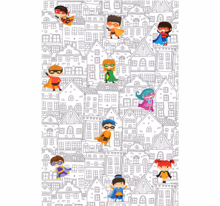 Urban Superheroes super hero blind - TenStickers
