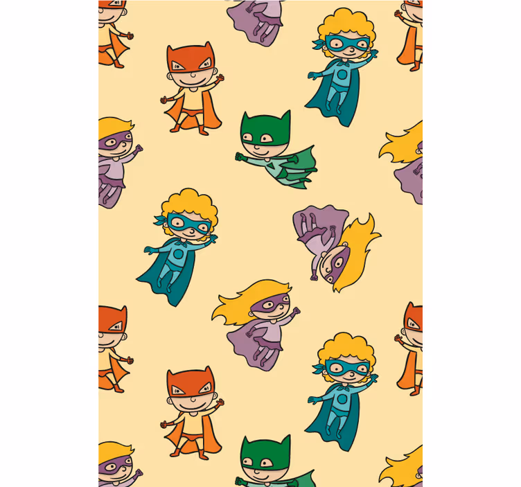 Superhero Cartoon blind kids - TenStickers