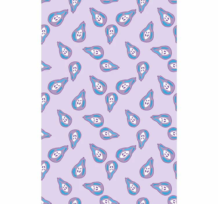 Playful Pear Pattern blind fruit - TenStickers