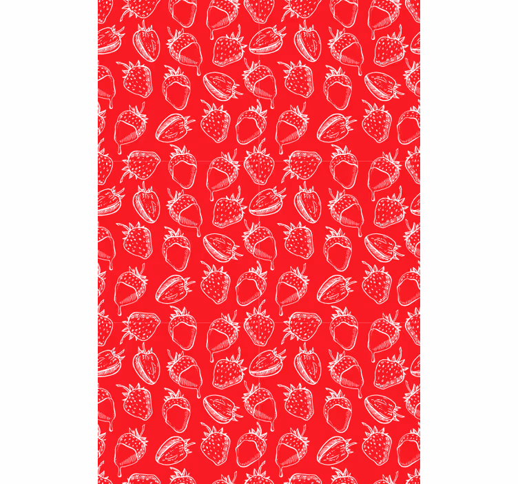 Strawberry Pattern blind fruit - TenStickers