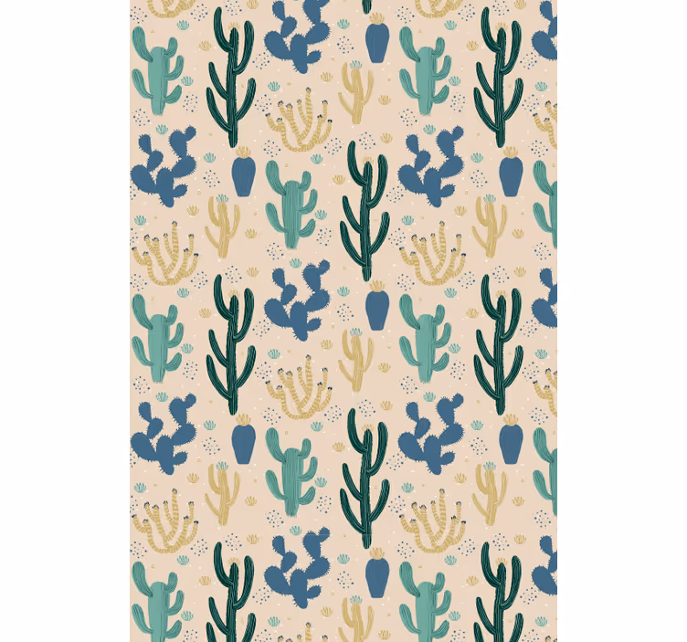 Blind cactus cactus pattern joy - TenStickers