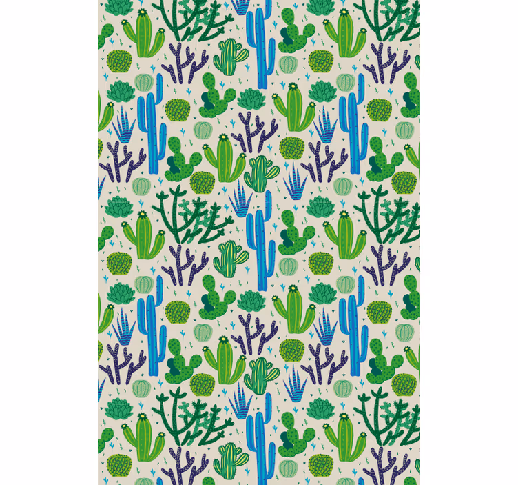 Cacti Pattern Design blind cactus - TenStickers