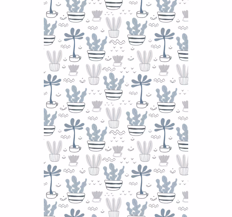 Blind cactus in gray tones - TenStickers