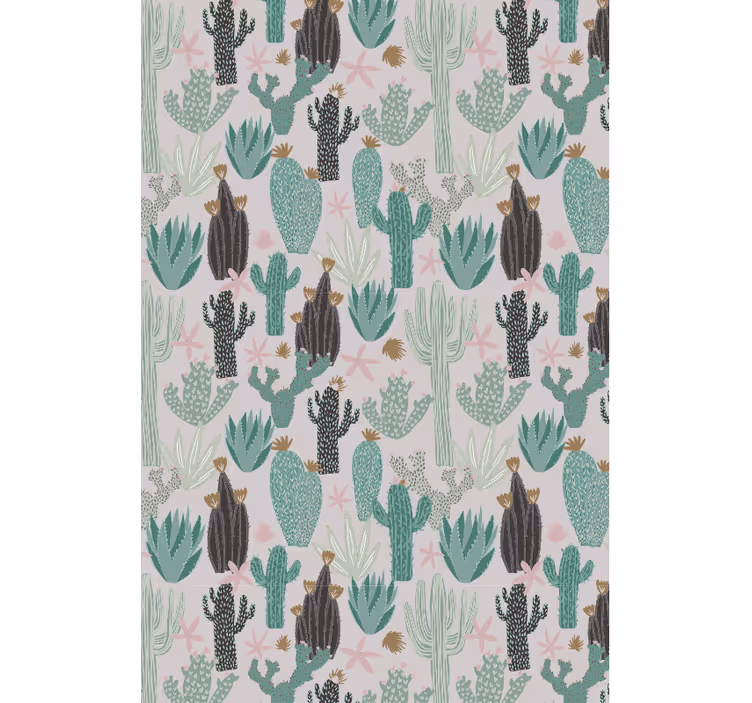 Saguaro Serenity Scene blind cactus - TenStickers
