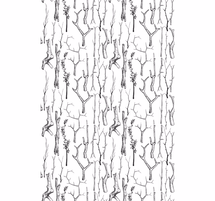 Branches Silhouette blind trees - TenStickers