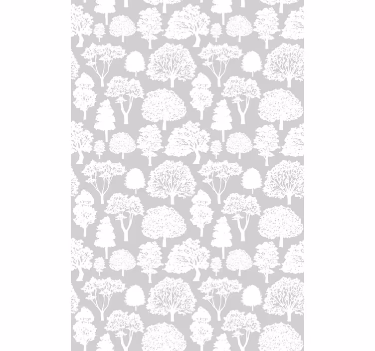 Arboreal Silhouettes blind trees - TenStickers