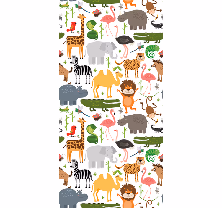 Safari Wildlife Companions animal blind - TenStickers