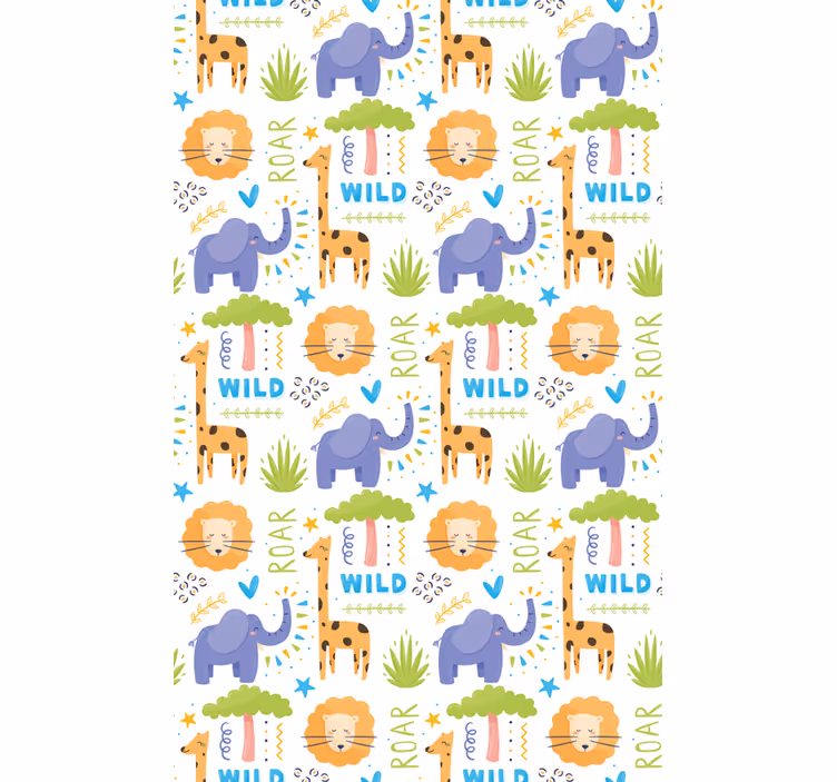 Animal blind safari animal patterns - TenStickers