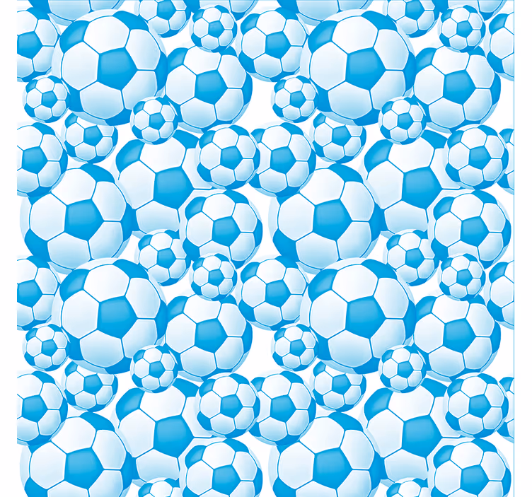 Soccer Pattern Decor blind football - TenStickers