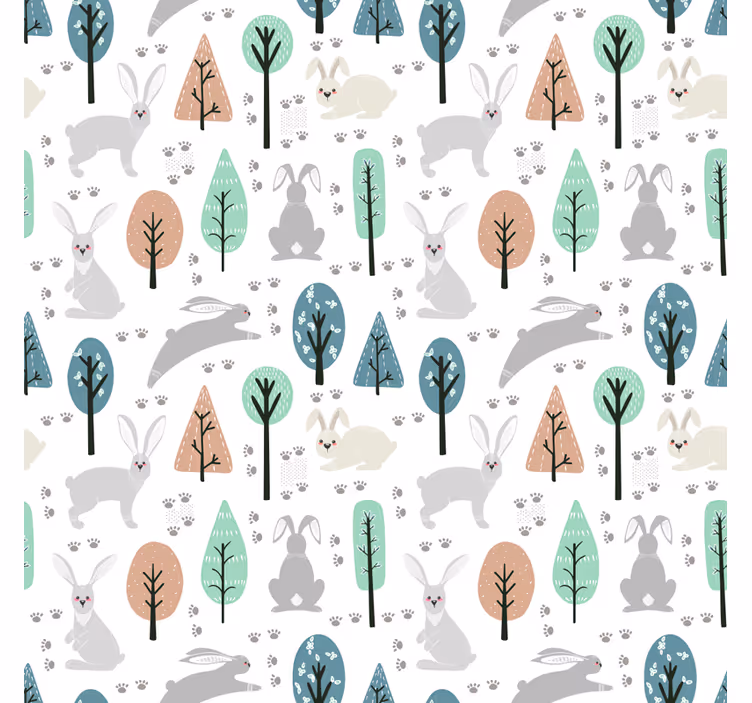 Woodland Creatures Pattern more animal blind - TenStickers