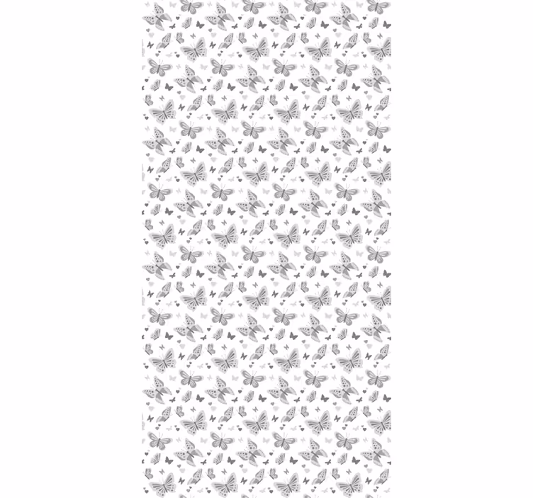 Gray Pattern butterflies blind - TenStickers