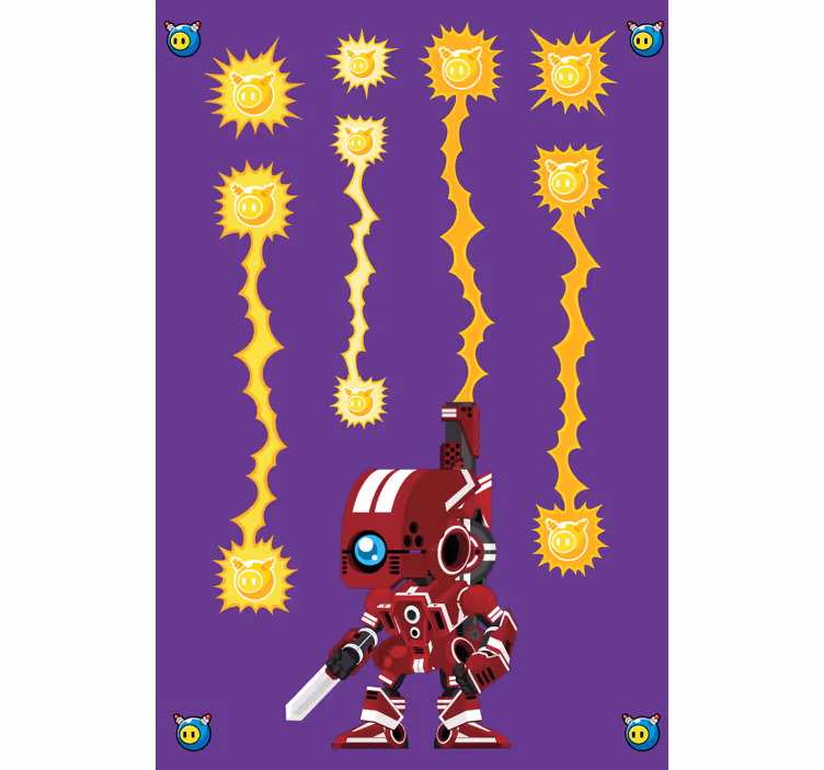 Robotic Energy Combat blind geek - TenStickers