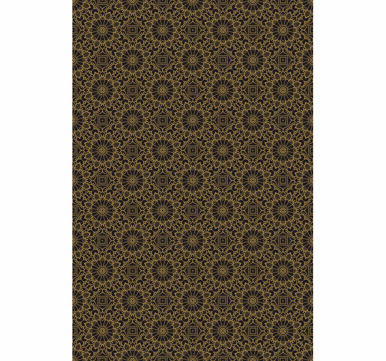 Intricate Floral Pattern blind art - TenStickers