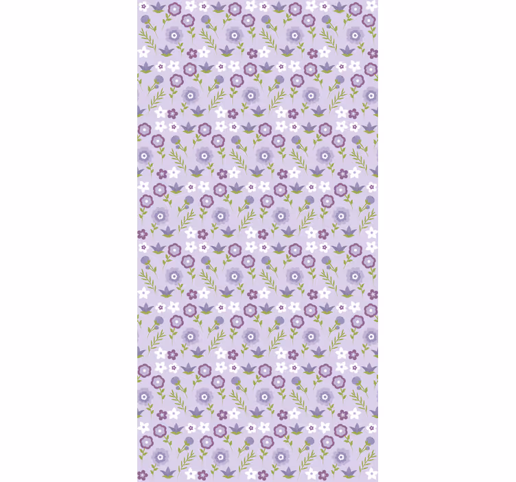 Floral blind floral design harmony - TenStickers