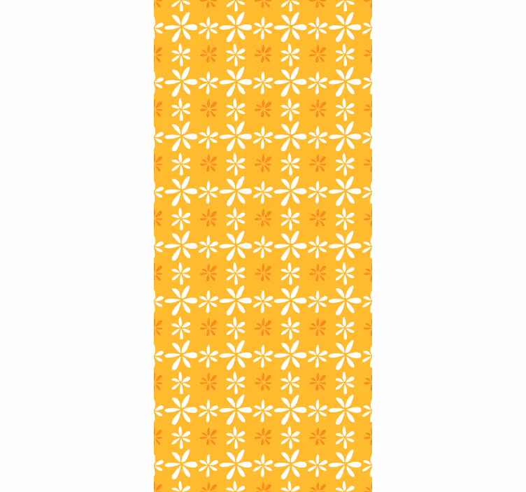 Floral Sunshine Pattern blind flowers - TenStickers