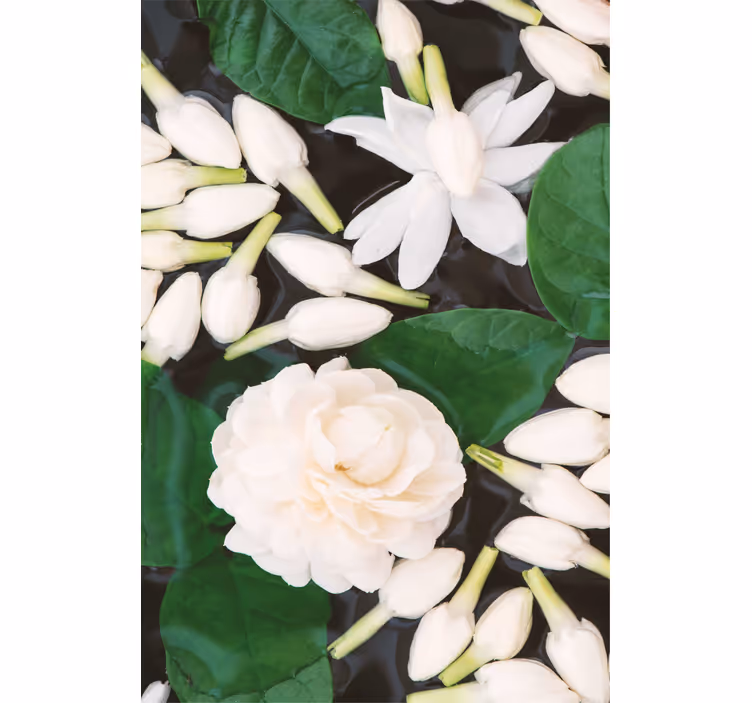 Graceful Blossom Composition blind flowers - TenStickers
