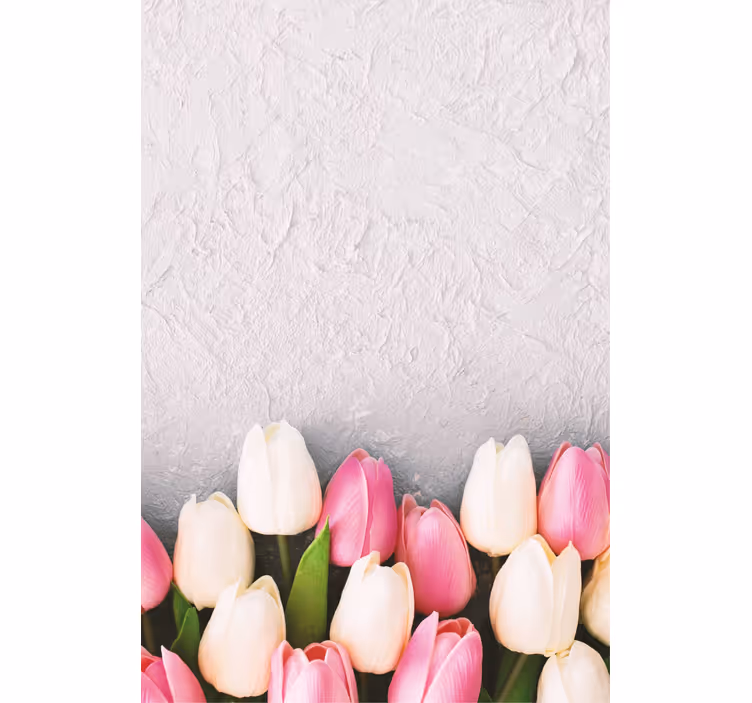 Tulip Blossom Arrangement blind flowers - TenStickers