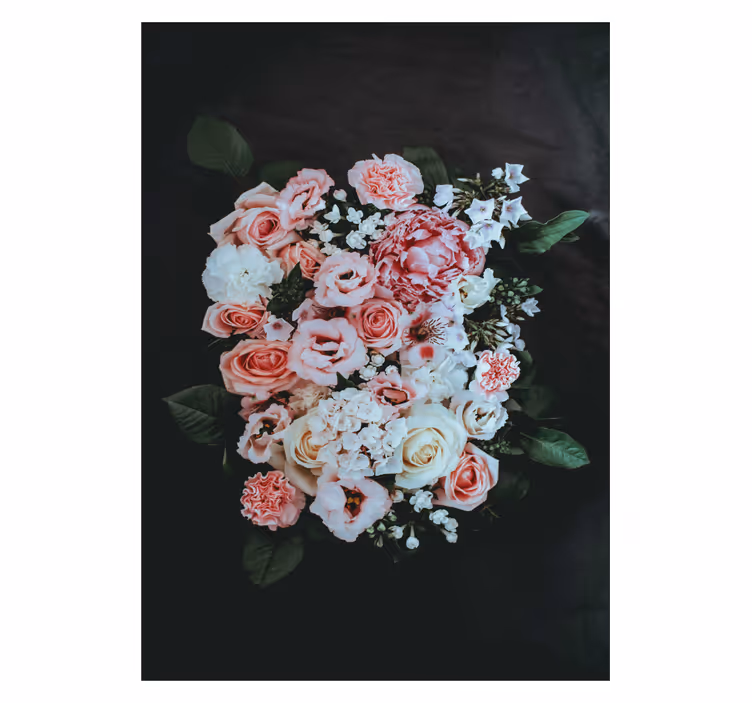 Blooming Floral Arrangement floral blind - TenStickers