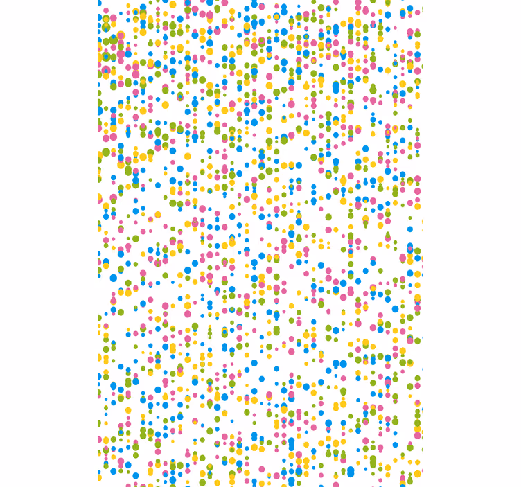 Colorful dots pattern roller blind nursery - TenStickers