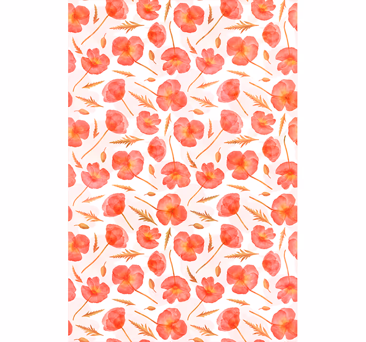 Delicate floral patterns blind flowers - TenStickers