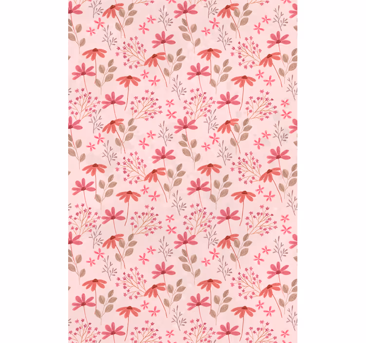 Botanical Arrangement Joy blind flowers - TenStickers