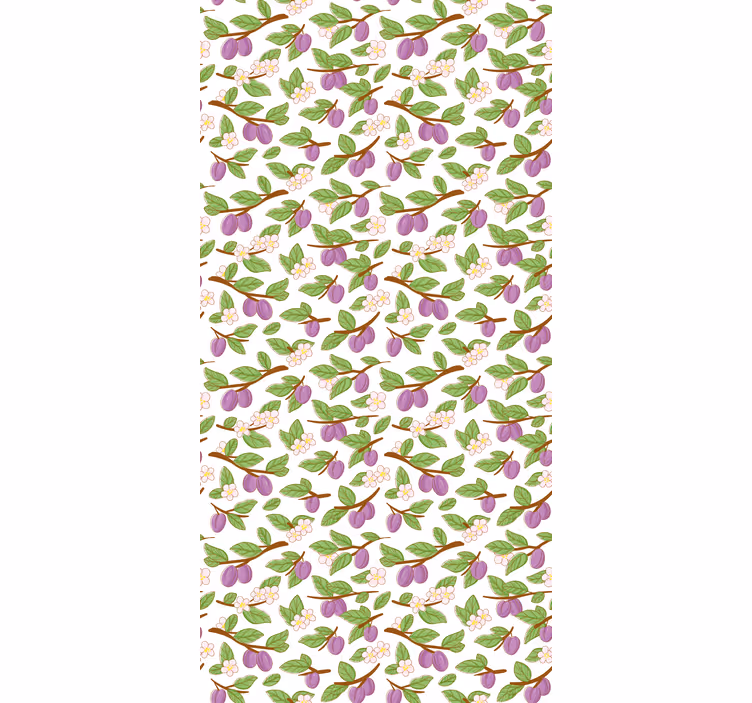 Plum Blossom Pattern blind fruit - TenStickers