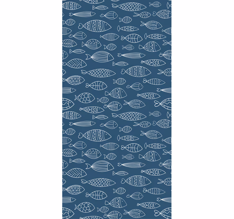 Fish Pattern Design animal blind - TenStickers