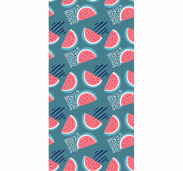 Watermelon Slice Motif blind fruit - TenStickers