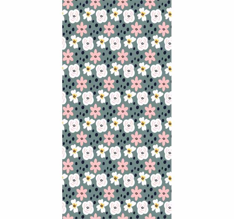 Blooming Floral Design blind flowers - TenStickers