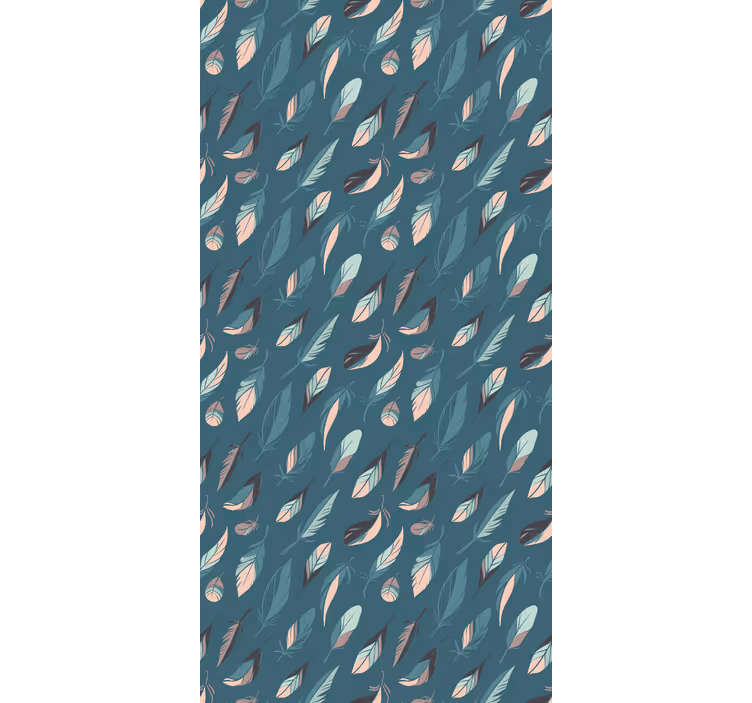 Elegant Leaf Patterns blind flowers - TenStickers