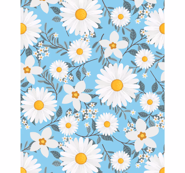 Daisies Blooming Bright blind flowers - TenStickers