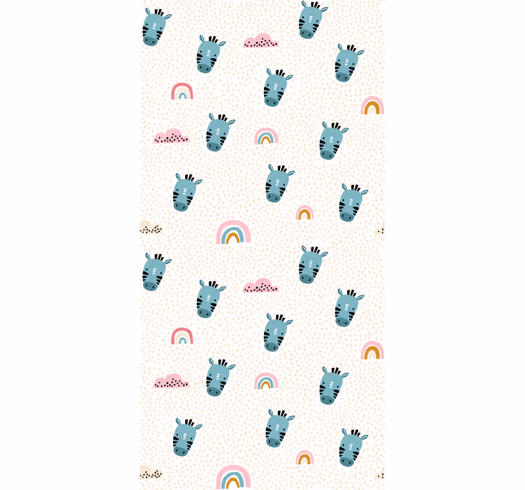 Blue zebras and rainbows blind kids - TenStickers