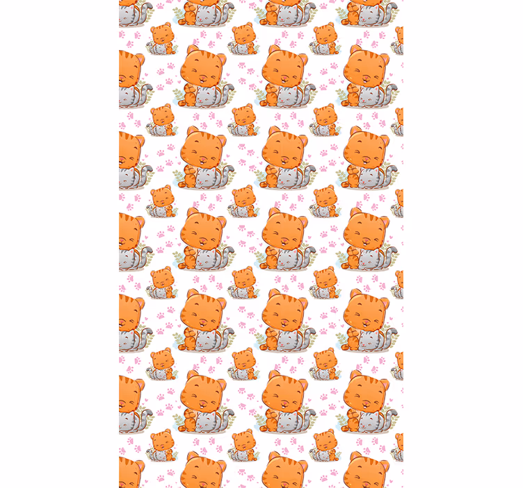 Baby cat patterns blind kids - TenStickers