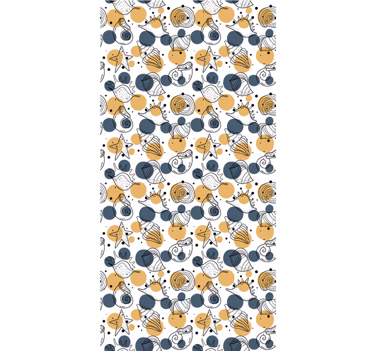Abstract sea life animal blind - TenStickers