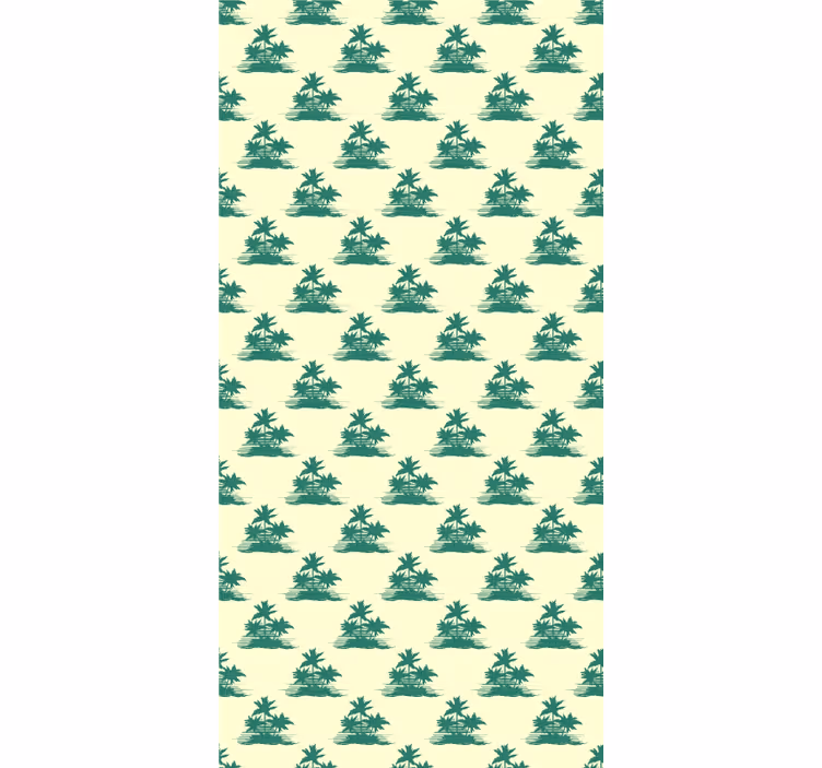 Tropical Palm Silhouettes blind trees - TenStickers