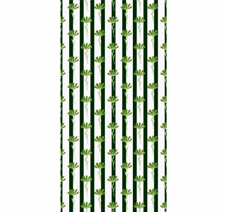 Vertical stems pattern blinds in a kitchen - TenStickers