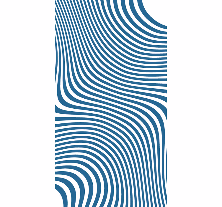 Pattern roller blind fluid stripe design - TenStickers
