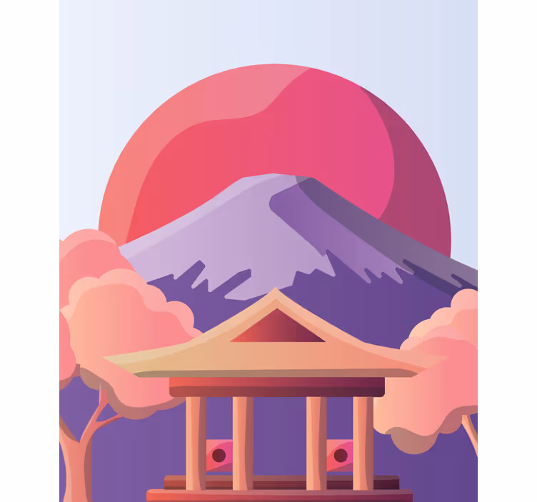 MOUNTAIN LANDSCAPE SCENE other blind - TenStickers