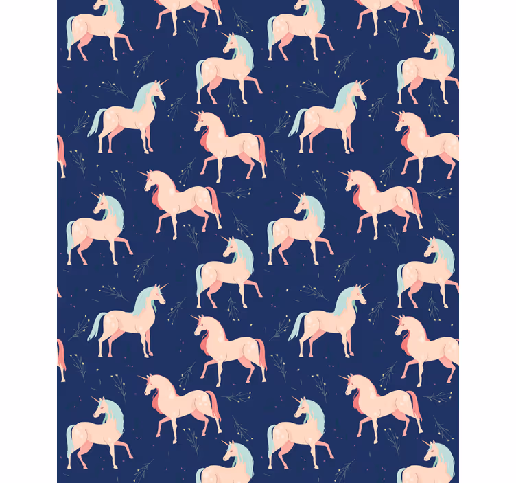 Enchanted Unicorns Motif animal blind - TenStickers